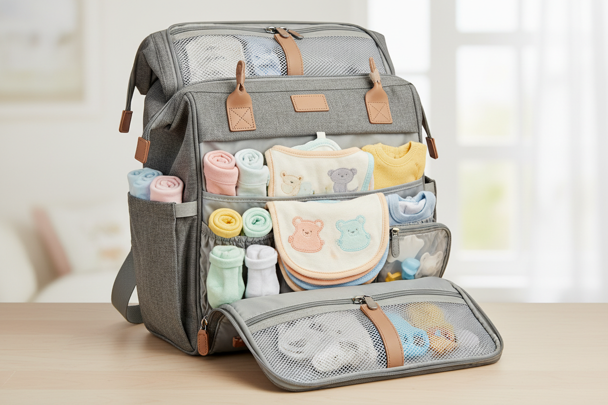 Baby diaper changing station- safe and convenient for parents